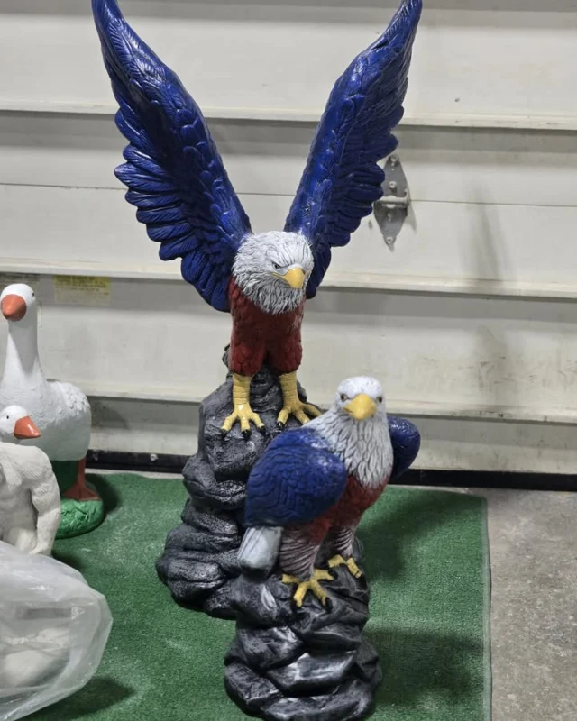 As our nation commemorates its 250th anniversary, we have collaborated with the village of Oswego and the Chambers of Commerce to present our Eagles throughout the town. Here's a sneak peek at a couple more pieces to come. I am excited for this challenge and proud to be a part of the celebration as the town celebrates.