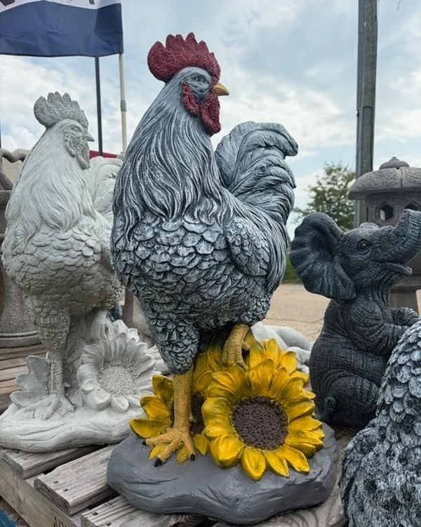 Looking for the perfect fall decor that's unique and one of a kind? Lion concrete provides top notch statues that are all made in house and made with love!  We produce all types of concrete statues and even some that may be from another world 👽... Come by and get the special expierence!