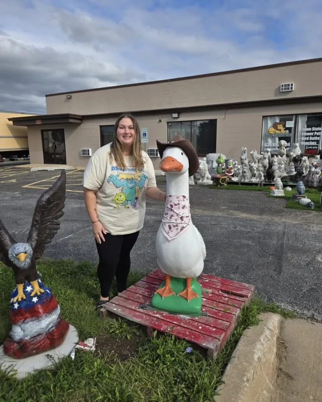 Huge congrats again to Heather B for picking the winning name for our self-proclaimed security guard of Oswego: meet Porch Patrol Patty! 🐾🏡👮‍♀️ #Oswego #Patty