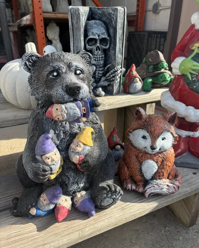 Fall items are here and in full effect! Come on by while the weather is still nice and check out our complete indoor and outdoor collection! Spooky season is here! 👻 👻